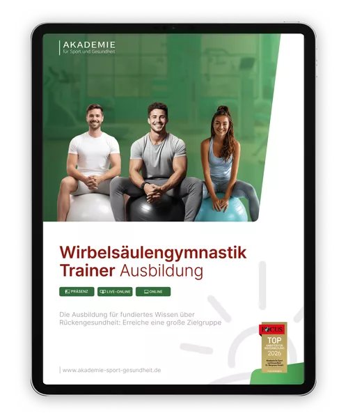 Informationsbroschüre wirbelsaeulengymnastik-trainer Ausbildung
