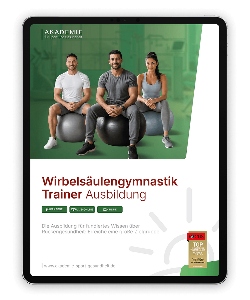Informationsbroschüre wirbelsaeulengymnastik-trainer Ausbildung