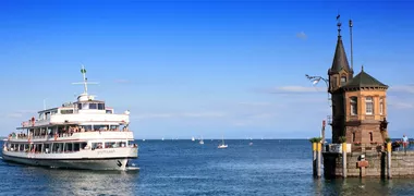 Bodensee am Hafen von Konstanz