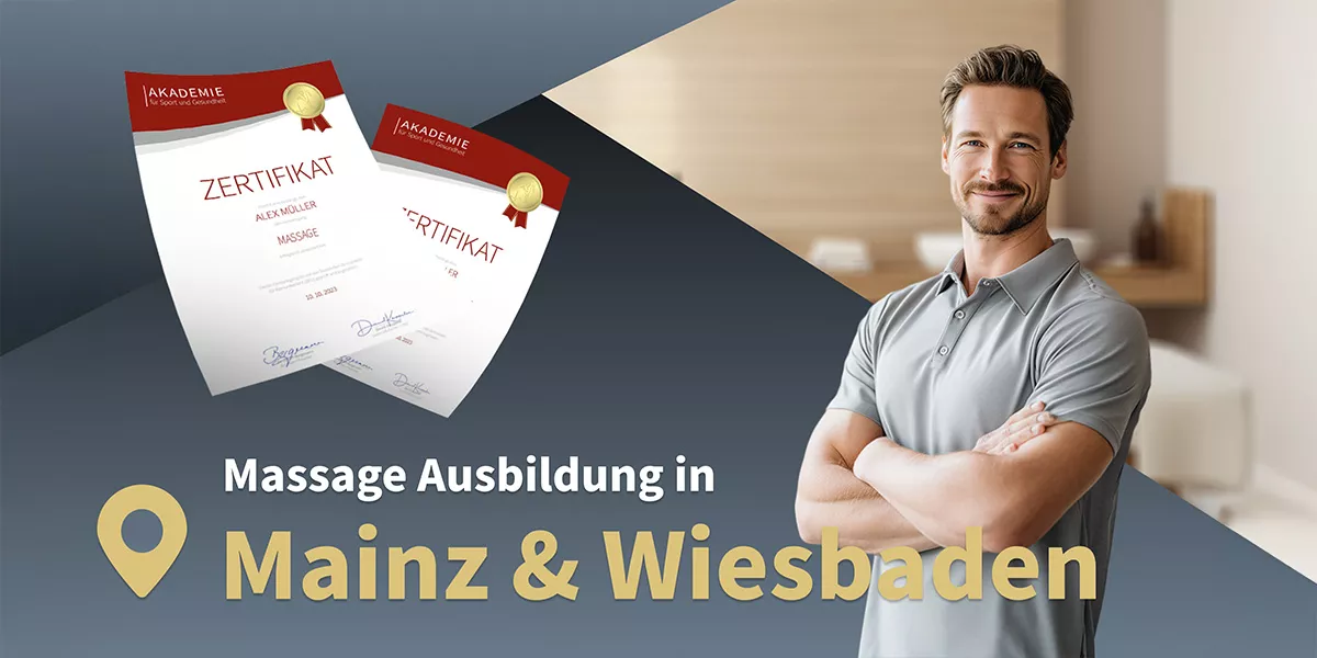 Massage Ausbildung in Mainz & Wiesbaden mit Lizenz