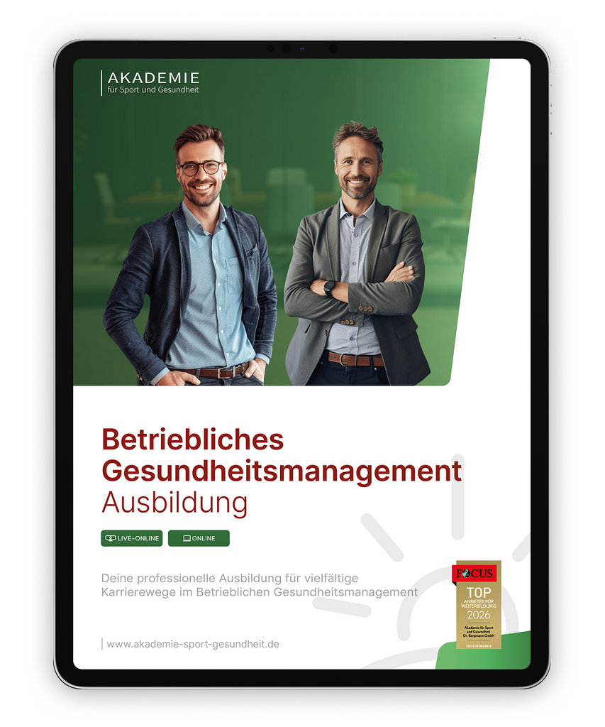 Informationsbroschüre betriebliches-gesundheitsmanagement Ausbildung