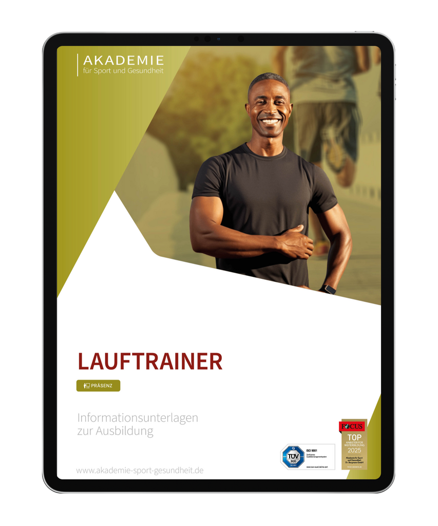 Informationsbroschüre lauftrainer Ausbildung