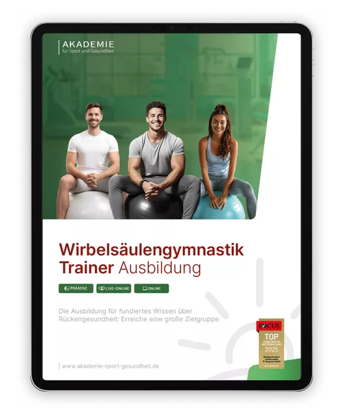 Informationsbroschüre wirbelsaeulengymnastik-trainer Ausbildung