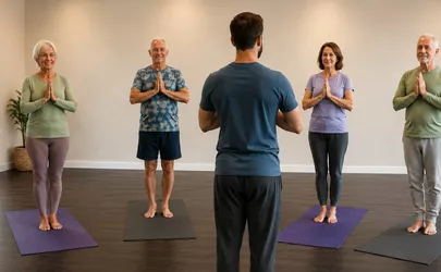 Wo arbeiten Senioren Yoga Trainer?