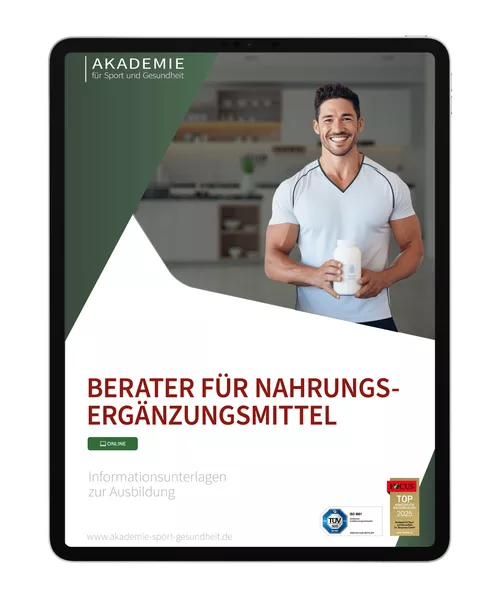 Informationsbroschüre berater-fuer-nahrungsergaenzungsmittel Ausbildung