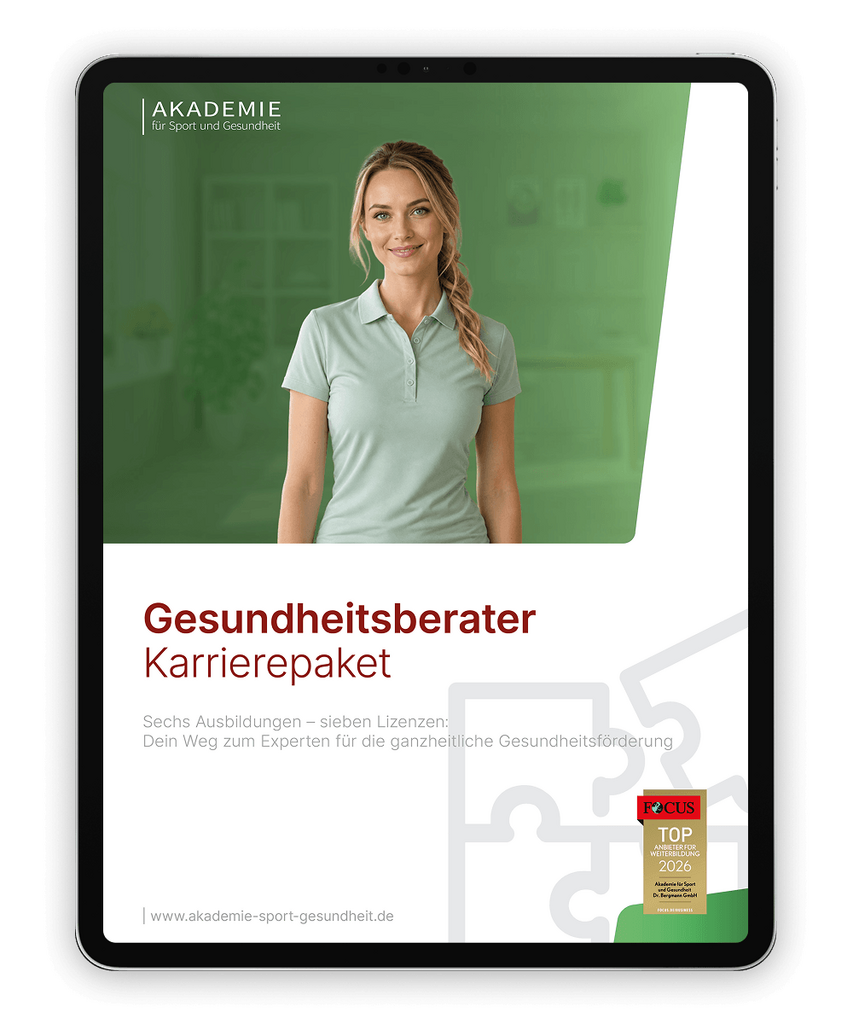Informationsbroschüre Gesundheitsberater Ausbildung