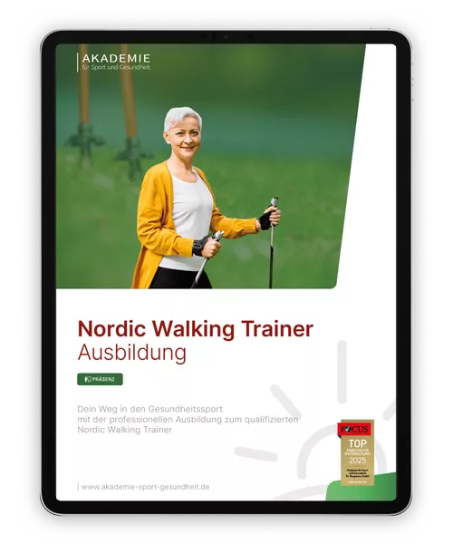 Informationsbroschüre nordic-walking-trainer Ausbildung