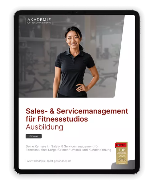 Informationsbroschüre sales-und-servicemanagement-fuer-fitnessstudios Ausbildung