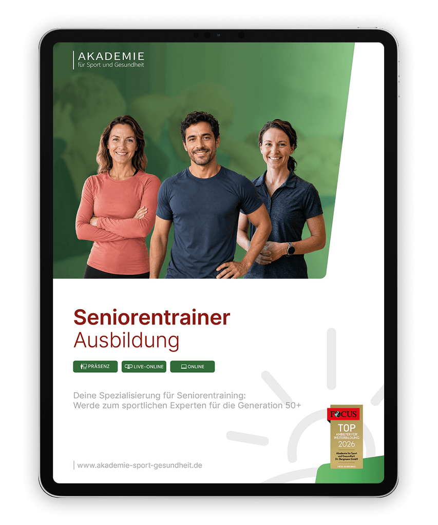 Informationsbroschüre seniorentrainer Ausbildung
