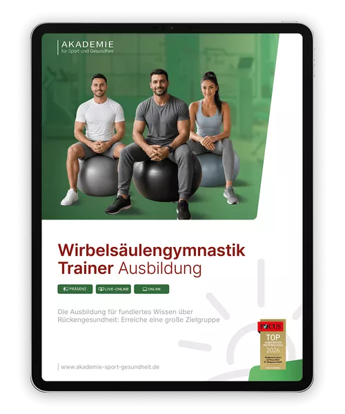 Informationsbroschüre wirbelsaeulengymnastik-trainer Ausbildung