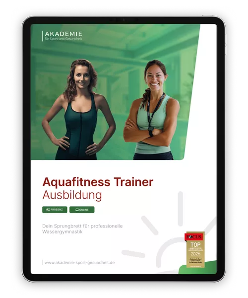 Informationsbroschüre aquafitness-trainer Ausbildung