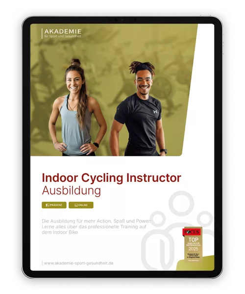 Informationsbroschüre indoor-cycling-instructor Ausbildung