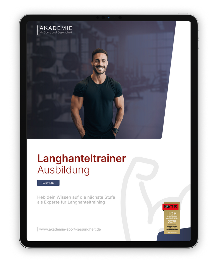 Informationsbroschüre langhanteltrainer Ausbildung