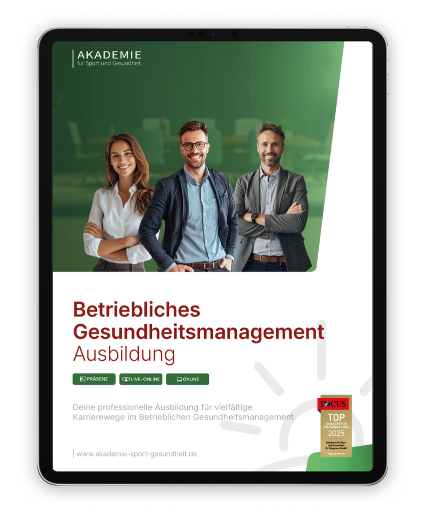 Informationsbroschüre betriebliches-gesundheitsmanagement Ausbildung