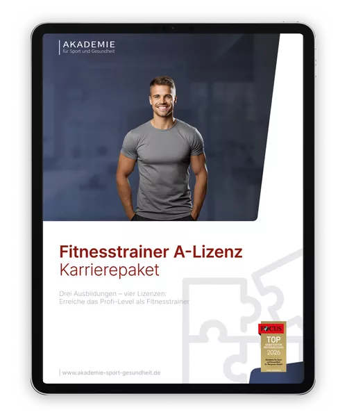 Informationsbroschüre fitnesstrainer-a-lizenz Ausbildung