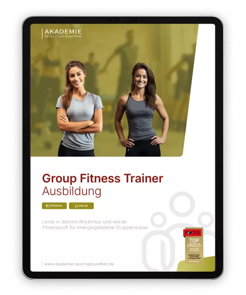 Informationsbroschüre group-fitness-trainer Ausbildung