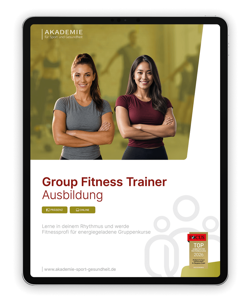 Informationsbroschüre group-fitness-trainer Ausbildung
