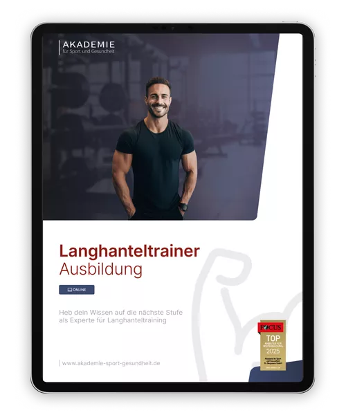 Informationsbroschüre langhanteltrainer Ausbildung