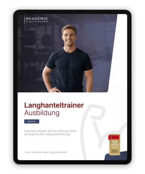 Informationsbroschüre langhanteltrainer Ausbildung