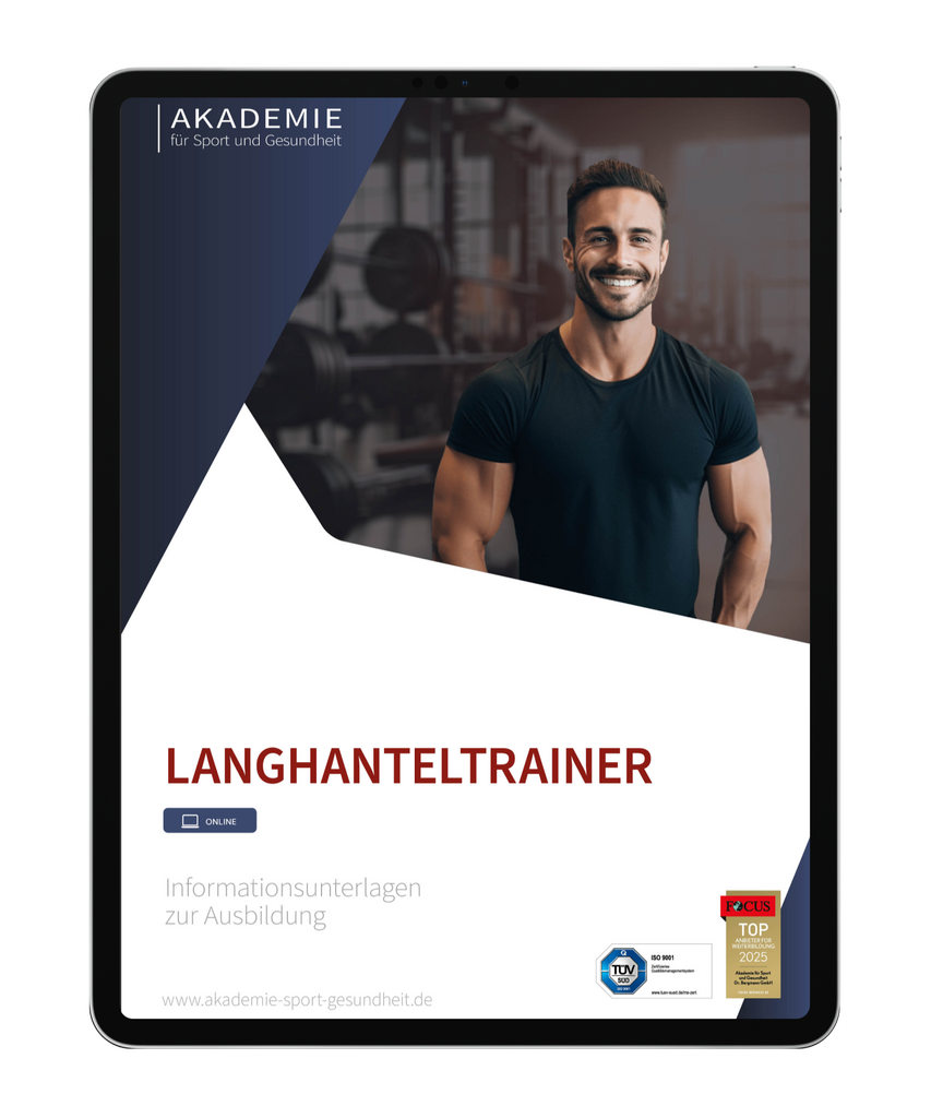 Informationsbroschüre langhanteltrainer Ausbildung