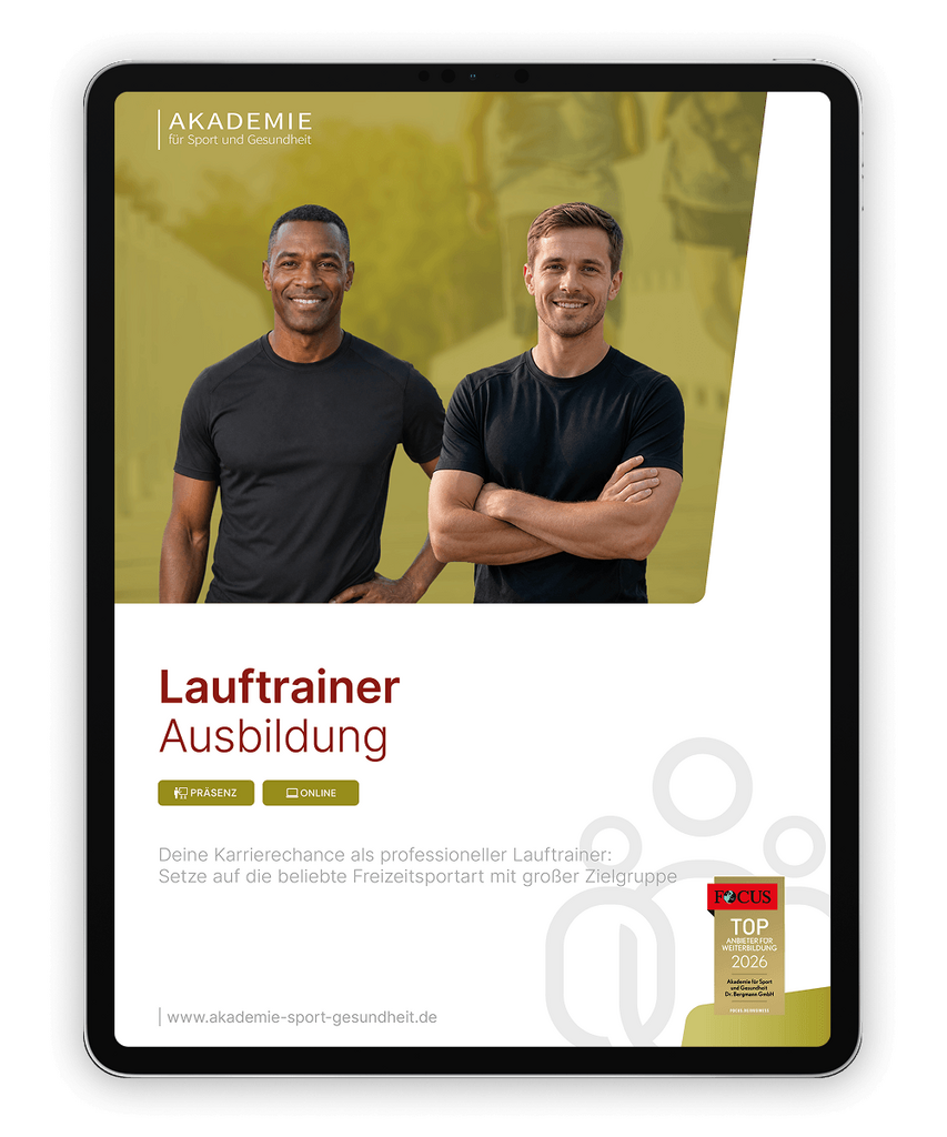 Informationsbroschüre lauftrainer Ausbildung