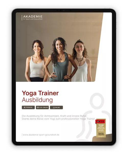 Informationsbroschüre Yoga Trainer Ausbildung
