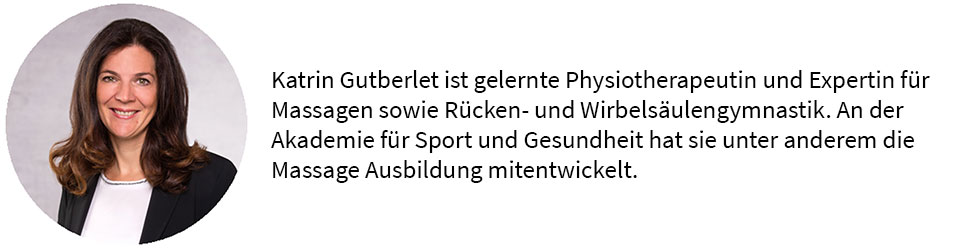Referentin und Physiotherapeutin Katrin Gutberlet