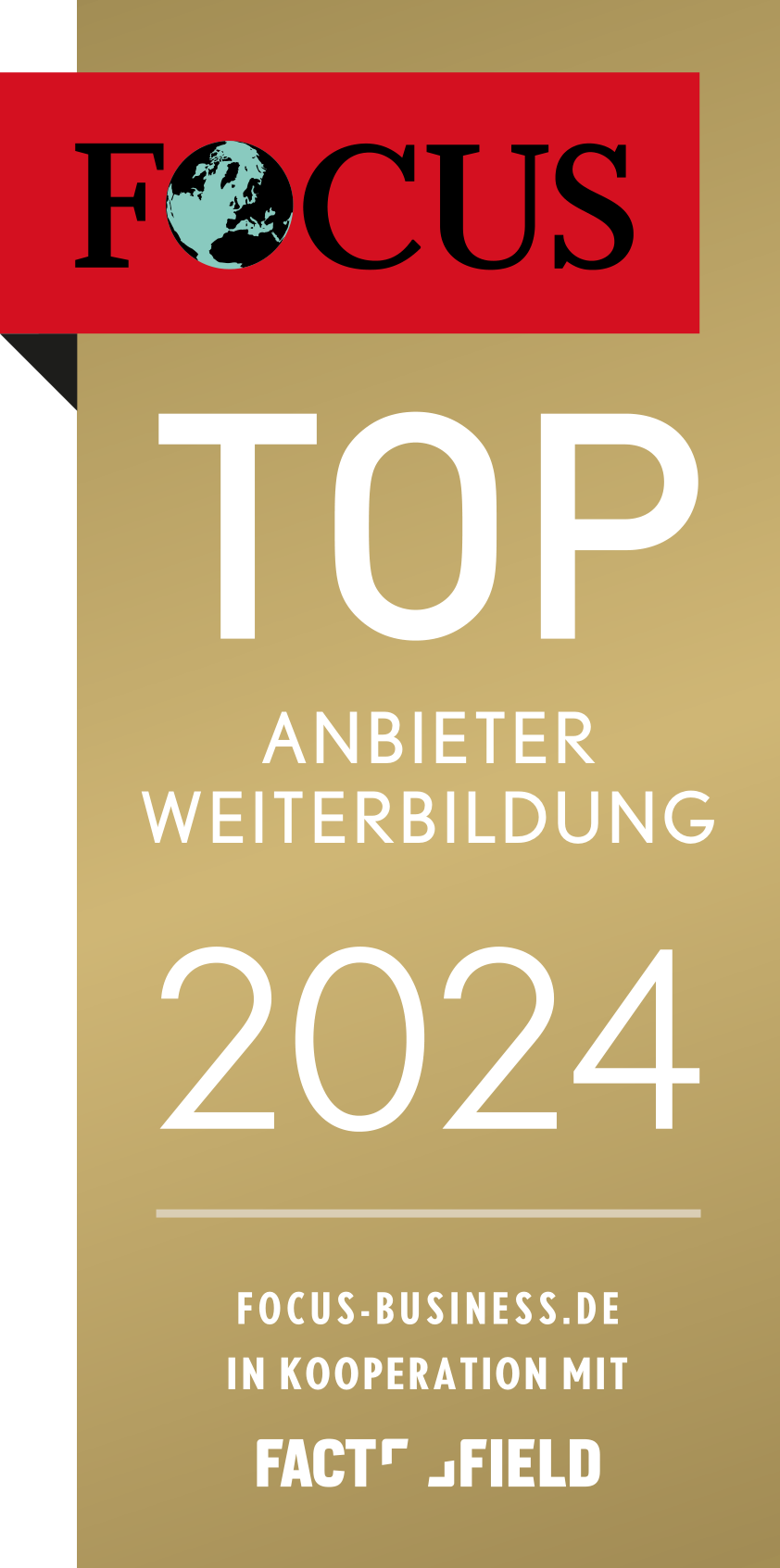 Focus Business, Top Anbieter Weiterbildung, Siegel, Auszeichnung, Anerkennung